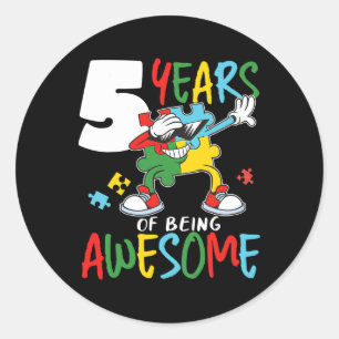 Adesivo Garota Autista Autista de 5 anos Autismo Autismo