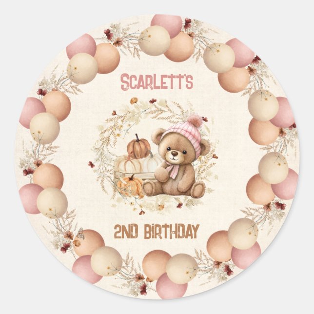 Adesivo Garota Bonita Cai Aniversário Cai (Frente)