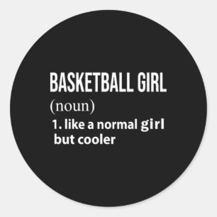 Adesivo Garota De Basquete Como Uma Garota Normal Mas Mais
