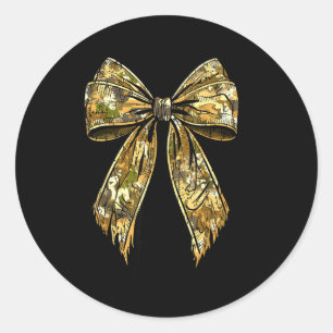 Adesivo Garota de Caça com Arco de Camuflagem Camo