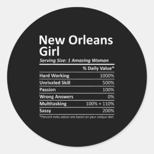 Adesivo Garota de Nova Orleans La Louisiana Cidade Diverti