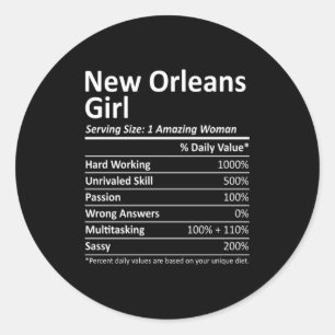 Adesivo Garota de Nova Orleans La Louisiana Cidade Diverti