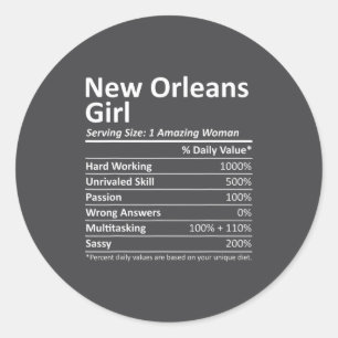 Adesivo Garota de Nova Orleans La Louisiana Cidade Diverti