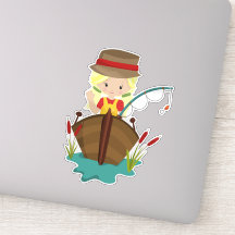 Garota de pesca, Arco de pesca, Pescador, Cabelo l