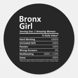 Adesivo Garota do Bronx Ny Nova York Cidade Divertida Casa