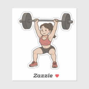 Adesivo Garota Forte!