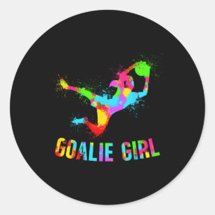 Adesivo Garota Goleira de Futebol Goleira Feminina de Fute
