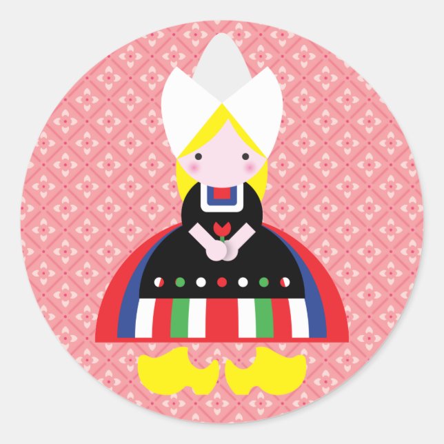 Adesivo Garota holandesa (Frente)