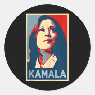 Adesivo Garota Nome Kamala Harris Hope Poster 47 Suppo