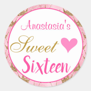 Adesivo Garota Princesa Rosa Dourada Brilhante Doce Dezess