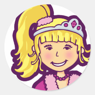 Adesivo Garotas, bonequinhos gráficos da princesa