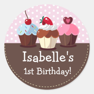 Adesivo Garotas Cupcakes Stickers