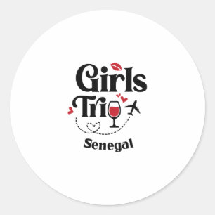 Adesivo Garotas do Vinho Fofas Viagem Senegal Senegal Viag