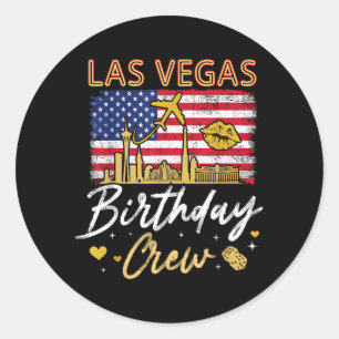 Adesivo Garotas Família Las Vegas Aniversário Equipe Esqua
