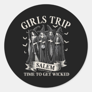 Adesivo Garotas Viajam O Tempo De Pegar Bruxas Malditas