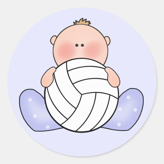 Adesivo Garoto De Voleibol Lil (Frente)
