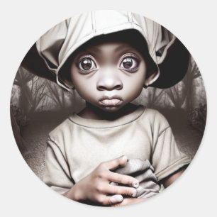 Adesivo Garoto Etônico Chibi Assustador com o Halloween de