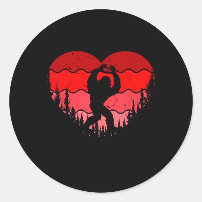 Adesivo Garotos Dias de os namorados Bigfoot Meninas Adora (Frente)