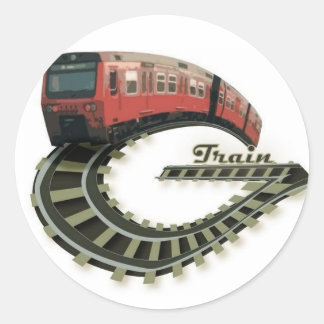 Adesivo Garrafa do logotipo do trem