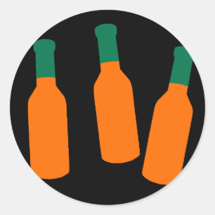 Adesivo Garrafas do molho picante