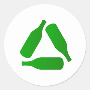 Adesivo Garrafas do reciclar