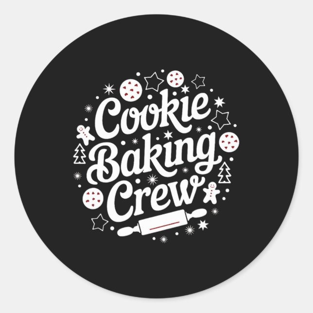 Adesivo Gartney's Womens Matching Cookie Baking Crew (Frente)