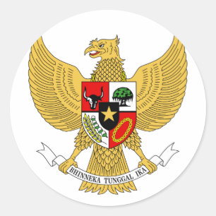 Adesivo Garuda Pancasila, t Arms Indonesia, Indonésia