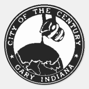 Adesivo Gary, Indiana Seal