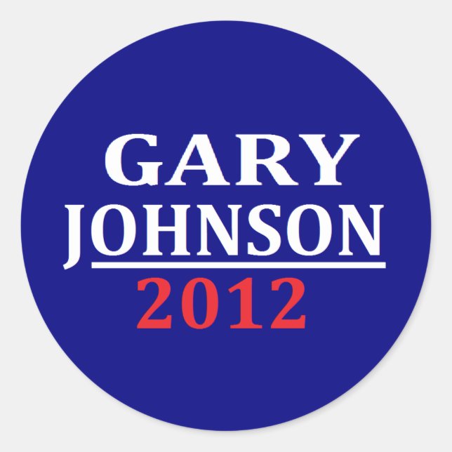Adesivo Gary Johnson Stickers (Frente)