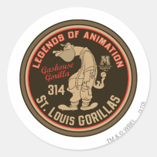 Adesivo Gashouse Gorillas Logo Feat. Pitcher