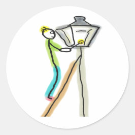 Adesivo Gaslighting Stickman