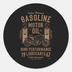 Adesivo Gasolina Motor Oil