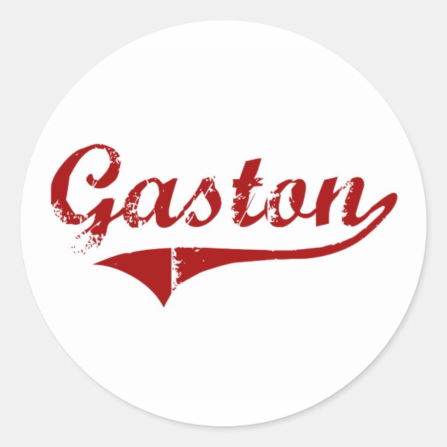 Adesivo Gaston South Carolina Classic Design (Frente)