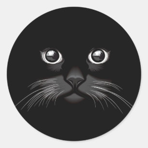 Adesivo Gata Preta Divertida Louca por Gatos Mãe do Kitty