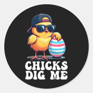 Adesivo Gatas Me Acham Engraçado Páscoa Meninos Homens Cri