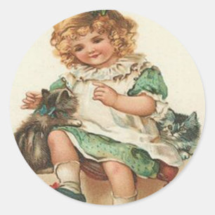 Adesivo Gatinha Gata Aniversário