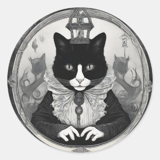 Adesivo Gatinho de Gótico