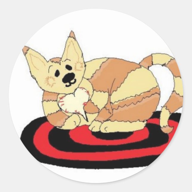 Adesivo Gatinho Fofo (Frente)