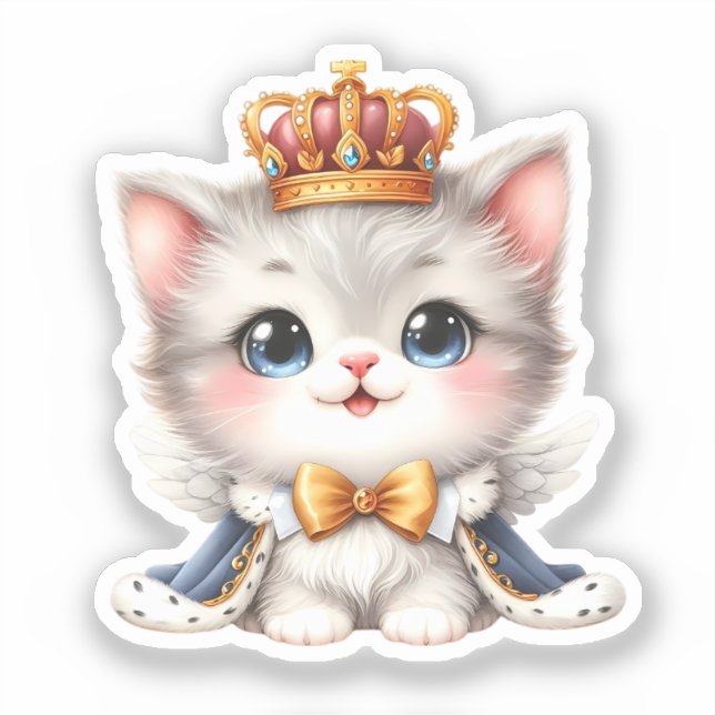 Adesivo Gatinho Gatinho, Príncipe (Frente)