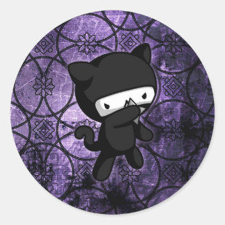 Adesivo Gatinho Ninja