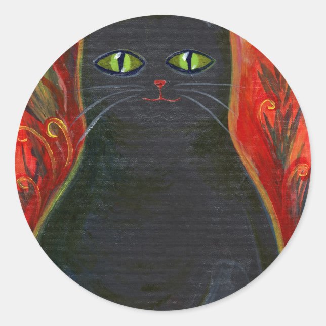 Adesivo Gatinho Voodoo (Frente)