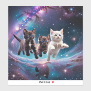 Adesivo Gatinhos e Espaço