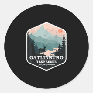 Adesivo Gatlinburg Tennessee Excelente Montanhas Enfumaça