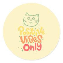 Gato Apenas Vibrações Positivas