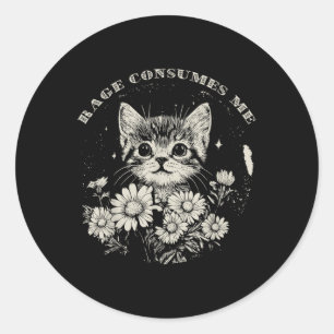 Adesivo Gato Bonito me consome Gato Sarcástico Engraçado F