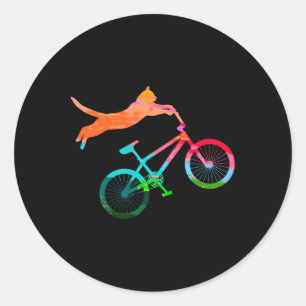 Adesivo Gato Ciclista Bicicleta Gatinho Mtb Bicicletas Bic