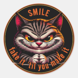 Adesivo Gato com atitude