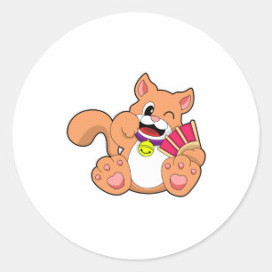 Adesivo Gato com Bell