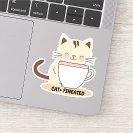 Adesivo Gato com revestimento de gato à prova d'água de ca