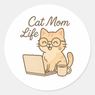 Adesivo Gato da Mãe